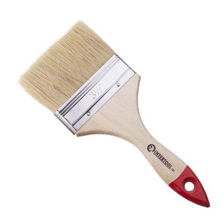 Кисть флейцевая 90*10.5*52мм INTERTOOL KT-1290 Кисть флейцевая 90*10.5*52мм INTERTOOL KT-1290
