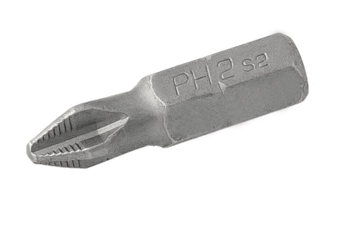 Насадка отверточная PH2 25 мм ¼" S2 набор 10 шт MASTERTOOL 10-02-251 Насадка отверточная PH2 25 мм ¼" S2 набор 10 шт MASTERTOOL 10-02-251