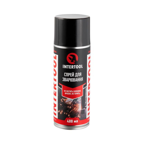 Спрей для сварки, аэрозоль, 400 мл INTERTOOL FS-0064 Спрей для сварки, аэрозоль, 400 мл INTERTOOL FS-0064