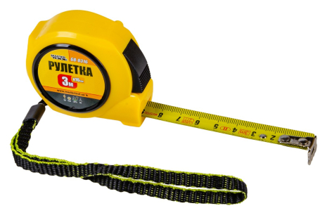 Рулетка 3 м×16 мм автоматичний фіксатор полотна MASTERTOOL 68-0316 Рулетка 3 м×16 мм автоматичний фіксатор полотна MASTERTOOL 68-0316