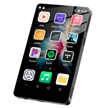 MP3/MP4-плеер M9 16 ГБ Android 8.1, 4" IPS, Wi-Fi, Bluetooth, поддержка microSD до 256 ГБ, Black
