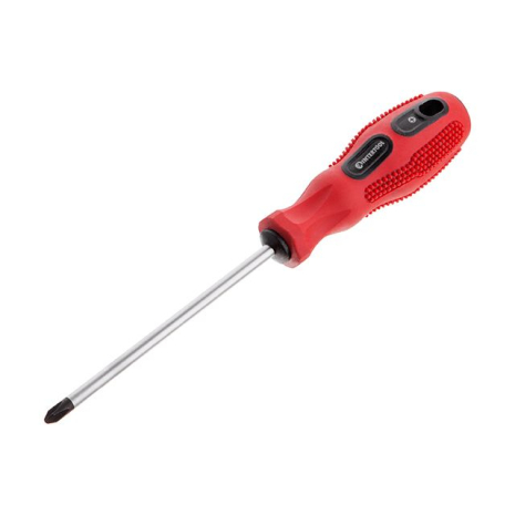Викрутка хрестова, PH2×125 мм, Cr-V INTERTOOL VT-3144 Викрутка хрестова, PH2×125 мм, Cr-V INTERTOOL VT-3144