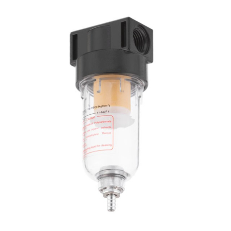 Фільтр для очищення повітря 1/4", 20 мкм, до 400 л/хв, до 10 атм INTERTOOL PT-1411