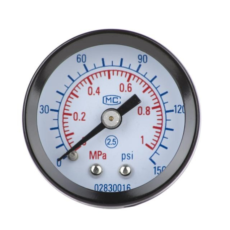 Манометр 1/8", до 10 бар INTERTOOL PT-1437