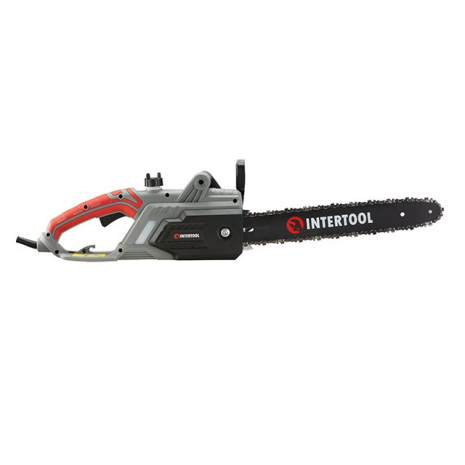 Пила ланцюгова електрична, 2,4 кВт, шина 40 см, 13 м/с, боковий двигун INTERTOOL DT-2201 Пила ланцюгова електрична, 2,4 кВт, шина 40 см, 13 м/с, боковий двигун INTERTOOL DT-2201