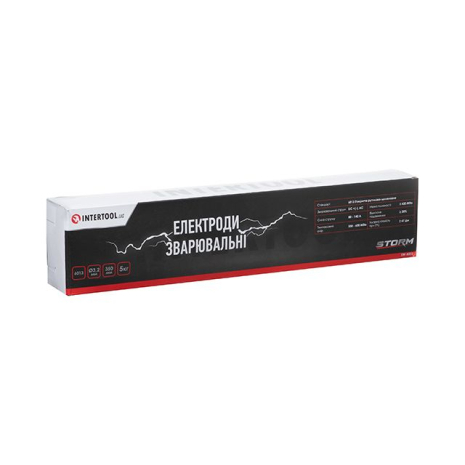 Електроди зварювальні 6013, Ø 3,2 мм, 350 мм, уп. 5 кг, STORM INTERTOOL EW-5032