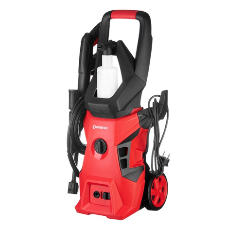 Мийка високого тиску, 1,6 кВт, 90-130 бар, 7 л/хв, шланг 5 м INTERTOOL DT-1515 Мийка високого тиску, 1,6 кВт, 90-130 бар, 7 л/хв, шланг 5 м INTERTOOL DT-1515