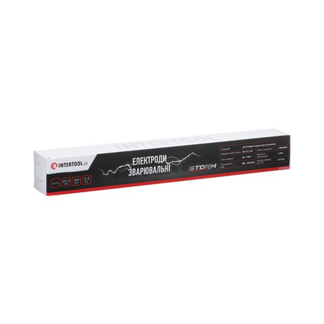Электроды сварочные 6013, Ø 2,5 мм, 350 мм, уп. 2,5 кг, STORM INTERTOOL EW-2525