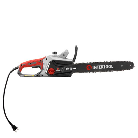 Пила ланцюгова електрична 1,6 кВт, шина 40 см, 11,2 м/с, боковий двигун INTERTOOL DT-2200