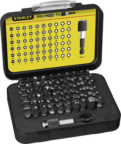 Набір біт "EXPERT LINE" 60 од. STANLEY 1-13-902 Набір біт "EXPERT LINE" 60 од. STANLEY 1-13-902
