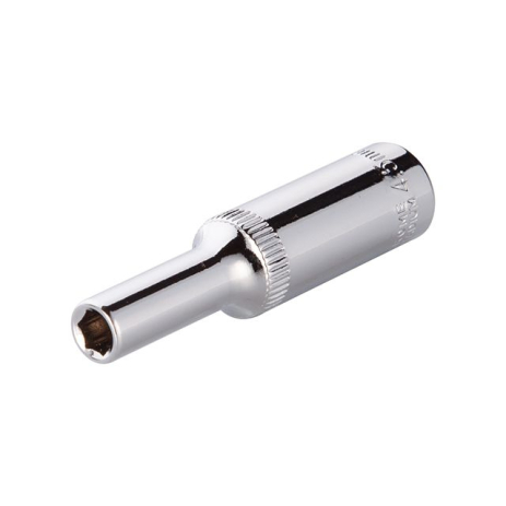 Головка шестигранная удлиненная 1/4", 4,5×50 мм, Cr-V, STORM INTERTOOL ET-0453