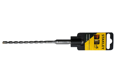 Свердло по бетону (Бур) SDS Plus 5 х 160 мм Stanley STA54282-QZ Свердло по бетону (Бур) SDS Plus 5 х 160 мм Stanley STA54282-QZ