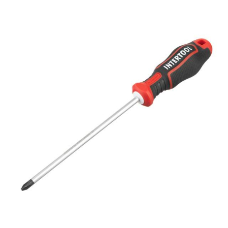 Викруткa хрестова, PH2×150 мм, S2, STORM INTERTOOL VT-3422