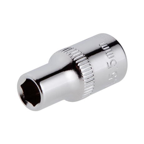 Головка шестигранная 1/4", 5,5×25 мм, Cr-V, STORM INTERTOOL ET-0435