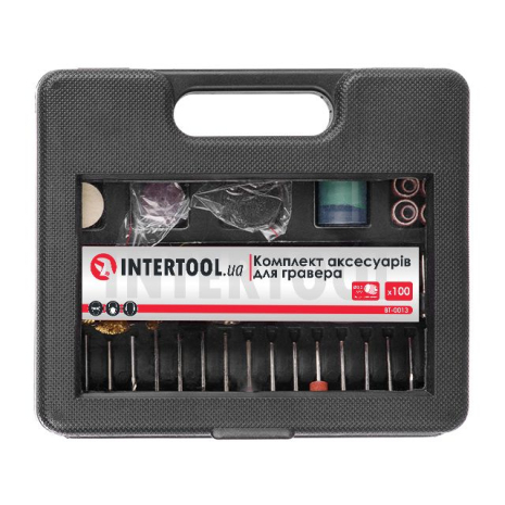 Комплект аксесуарів для граверів WT-0516 та DT-0517, 100 од. INTERTOOL BT-0013