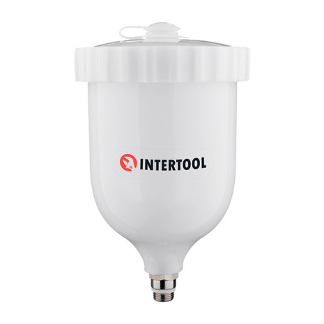 Бачок пластиковий, зовнішня різьба M14x1,25, 600 мл INTERTOOL PT-1902