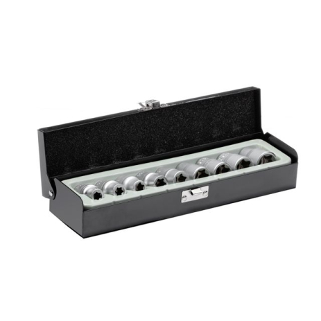 Набор головок TORX 9шт, E10-E24, 1/2 INTERTOOL ET-6014 Набор головок TORX 9шт, E10-E24, 1/2 INTERTOOL ET-6014
