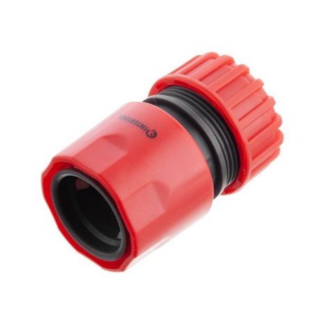 З'єднувач 3/4" з аквастопом для шланга 3/4" INTERTOOL GE-1021 З'єднувач 3/4" з аквастопом для шланга 3/4" INTERTOOL GE-1021
