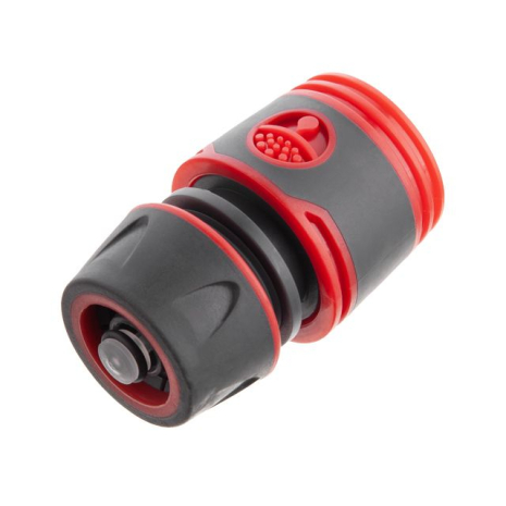 З'єднувач 1/2" з аквастопом для шланга 1/2" INTERTOOL GE-1119 З'єднувач 1/2" з аквастопом для шланга 1/2" INTERTOOL GE-1119
