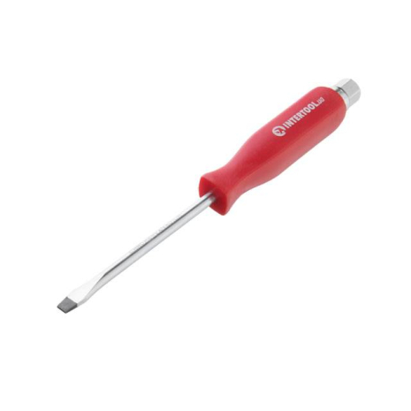 Отвертка ударная SL6*100мм, CrV INTERTOOL HT-0482
