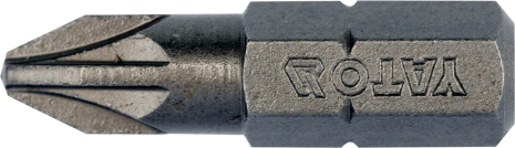 Набір біт 1/4" х25 мм PZ2 10 шт Yato YT-78135 Набір біт 1/4" х25 мм PZ2 10 шт Yato YT-78135