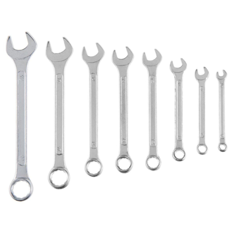 Ключі комбіновані, 6-19 мм, набір 8 шт. Top Tools 35D356 Ключі комбіновані, 6-19 мм, набір 8 шт. Top Tools 35D356