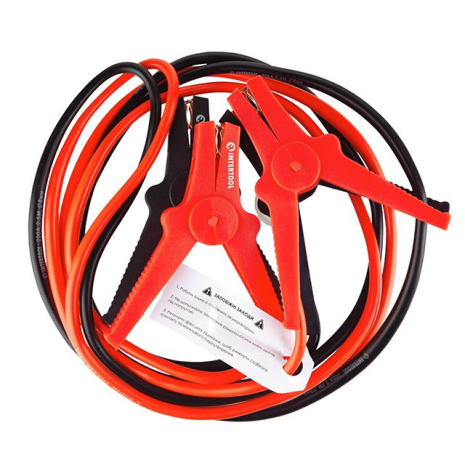 Пускові дроти 200 А, 2,5 м, до -40°C, чохол INTERTOOL AT-3040 Пускові дроти 200 А, 2,5 м, до -40°C, чохол INTERTOOL AT-3040