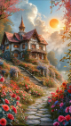 Алмазна мозаїка ColorArt «Осінь» 30×50 см, квадратні та голографічні алмазики (TP918) Алмазна мозаїка ColorArt «Осінь» 30×50 см, квадратні та голографічні алмазики (TP918)