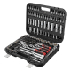Набір інструментів STORM, 1/2" + 3/8" + 1/4", Cr-V, 171 од., INTERTOOL ET-8171