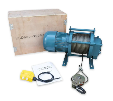 Лебідка електрична KRAISSMANN KCD 750/1500 (висота підйому 50/25 м, 380 В, три фази)