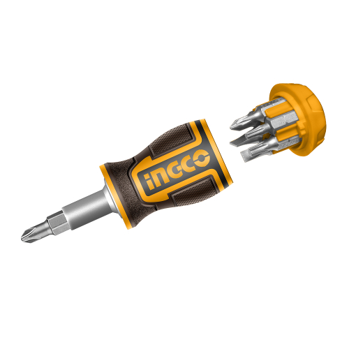Викрутка з тріскачкою 8 в 1 INGCO Викрутка з тріскачкою 8 в 1 INGCO