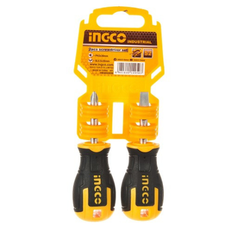 Набір викруток S2 2 шт. INGCO INDUSTRIAL Набір викруток S2 2 шт. INGCO INDUSTRIAL