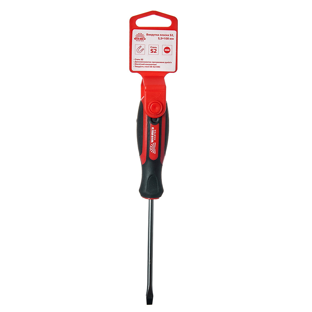 Викрутка плоска Vitals Master S2, 5.5х100 мм Викрутка плоска Vitals Master S2, 5.5х100 мм