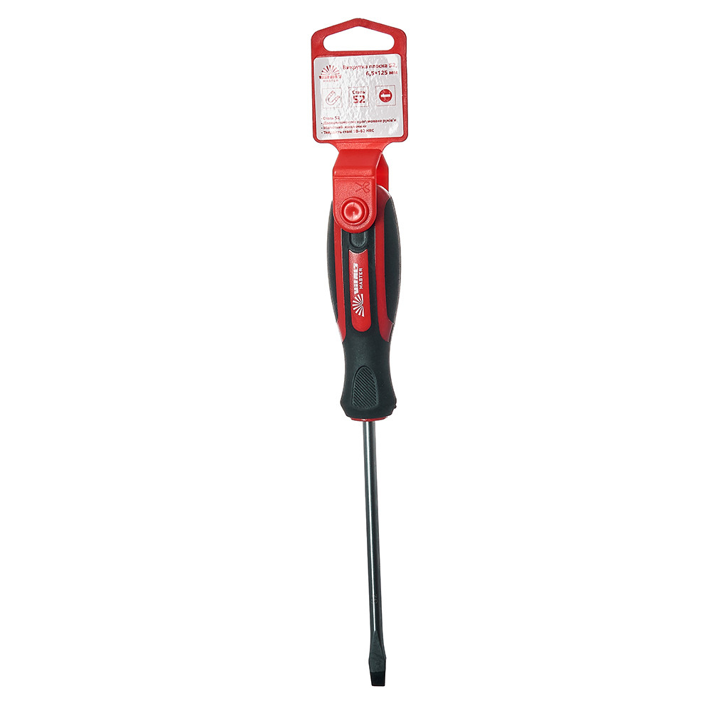 Викрутка плоска Vitals Master S2, 6.5х125 мм Викрутка плоска Vitals Master S2, 6.5х125 мм