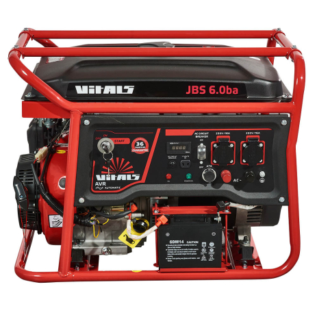 Генератор бензиновый Vitals JBS 6.0ba Генератор бензиновый Vitals JBS 6.0ba
