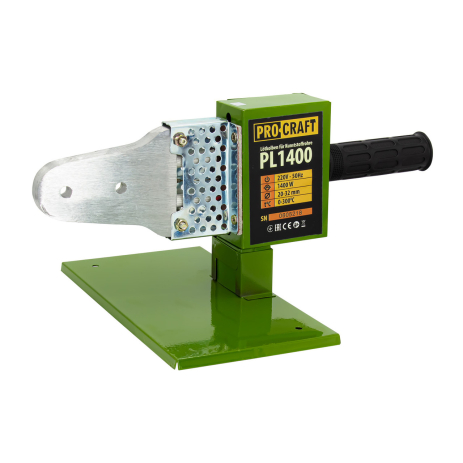 Паяльник для пластикових труб Procraft PL1400 Паяльник для пластикових труб Procraft PL1400