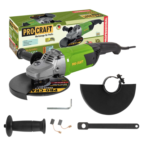 Кутошліфувальна машина Procraft PW2650 230 мм Кутошліфувальна машина Procraft PW2650 230 мм