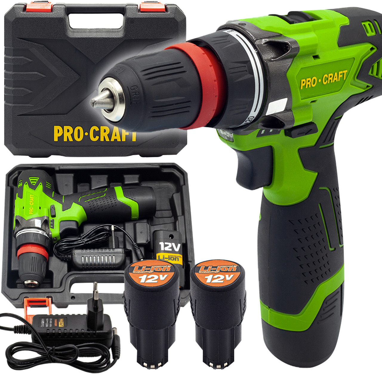 Шуруповерт Procraft PA12DFR Universal Шуруповерт Procraft PA12DFR Universal