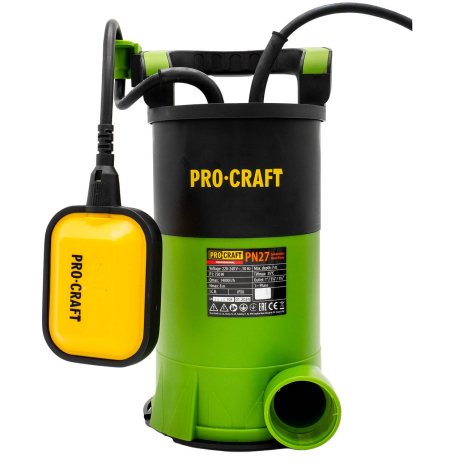 Дренажно-фекальный насос Procraft PN27 Дренажно-фекальный насос Procraft PN27