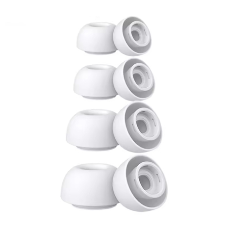 Амбушюры для AirPods Pro 3 комплект 4 пары 4 размера L/M/S/XS (Тип2), White