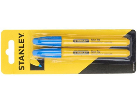 Маркери "Fine Tip": сині, 2 шт. Stanley STHT81390-0 Маркери "Fine Tip": сині, 2 шт. Stanley STHT81390-0