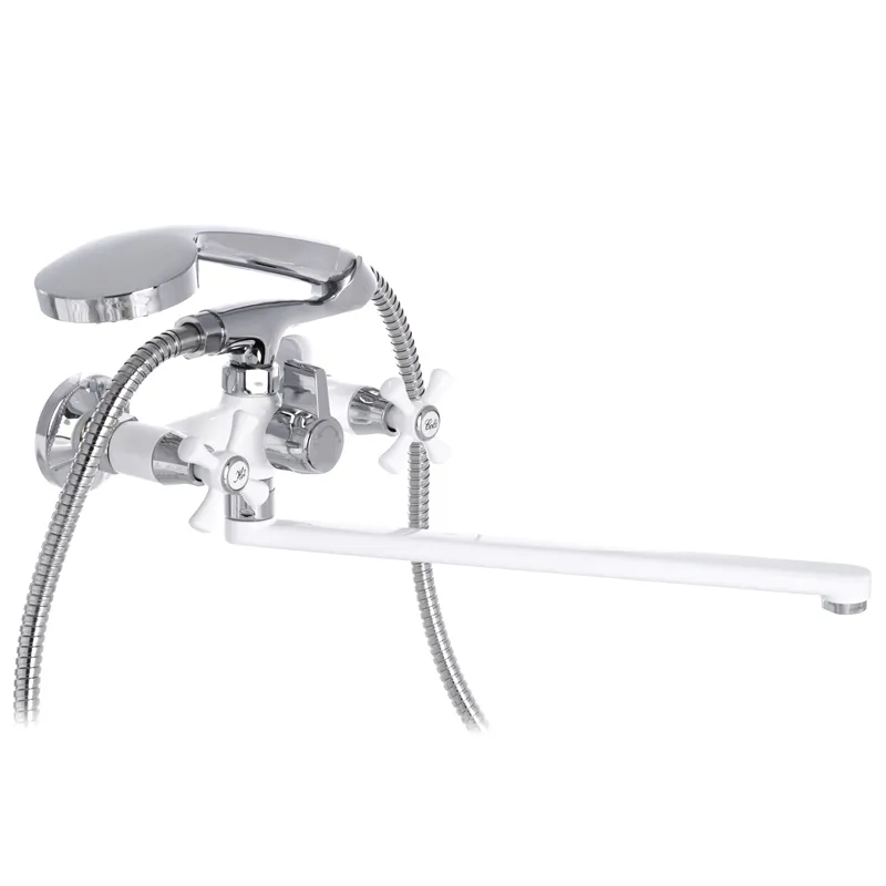 Змішувач для ванни MIXXUS OMEGA 140 WHITE з довгим виливом, 320 мм (MI2768) Змішувач для ванни MIXXUS OMEGA 140 WHITE з довгим виливом, 320 мм (MI2768)