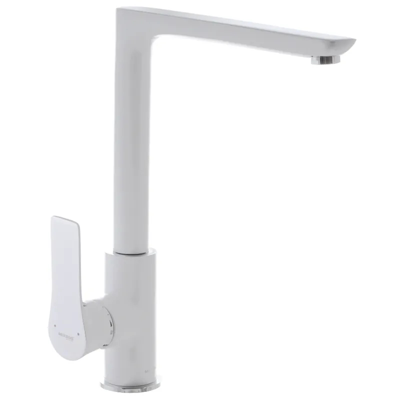 Смеситель для кухни MIXXUS PREMIUM EVA 017 Белый с высоким изливом, 310 мм (MI5810) Смеситель для кухни MIXXUS PREMIUM EVA 017 Белый с высоким изливом, 310 мм (MI5810)