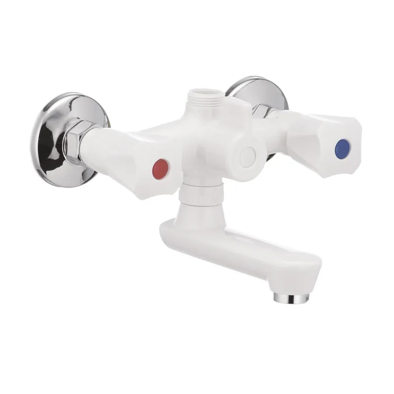 Змішувач для ванни PLAMIX Omega-142 білий з коротким виливом PM0021 (PM0021) Змішувач для ванни PLAMIX Omega-142 білий з коротким виливом PM0021 (PM0021)
