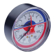 Термоманометр аксиальный KOER KM.802A, 0-6 bar, D=80 мм, 1/2'' (KR0223)
