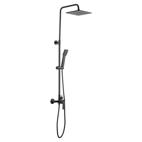 Душова колонка HAIBA ALEX 003-J з змішувачем чорна, латунь, 850-1550 мм (HB3940) Душова колонка HAIBA ALEX 003-J з змішувачем чорна, латунь, 850-1550 мм (HB3940)