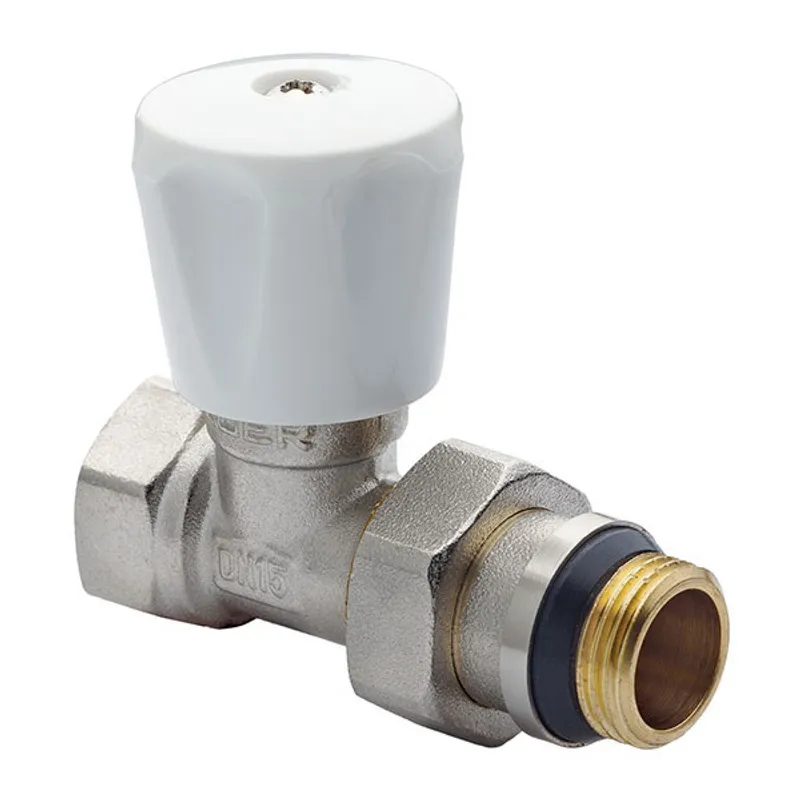 Вентиль KOER KR.903-Gi 1/2" металлический с никелевым покрытием для отопления (KR0175) Вентиль KOER KR.903-Gi 1/2" металлический с никелевым покрытием для отопления (KR0175)