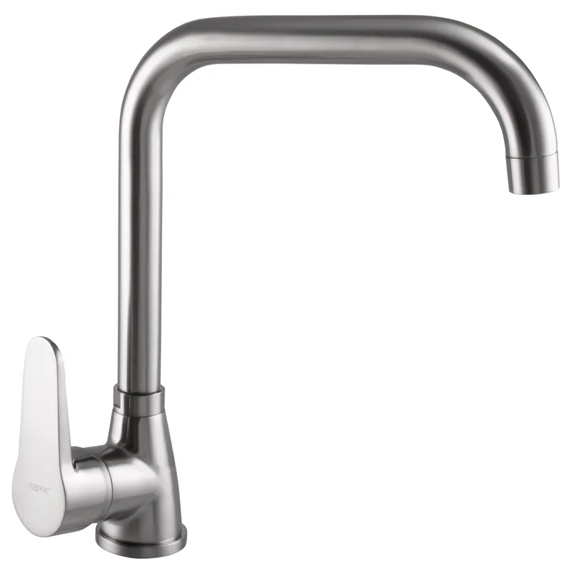 Смеситель для кухни ZERIX SOP7 146 с высоким изливом, нержавеющая сталь (ZX2653) Смеситель для кухни ZERIX SOP7 146 с высоким изливом, нержавеющая сталь (ZX2653)