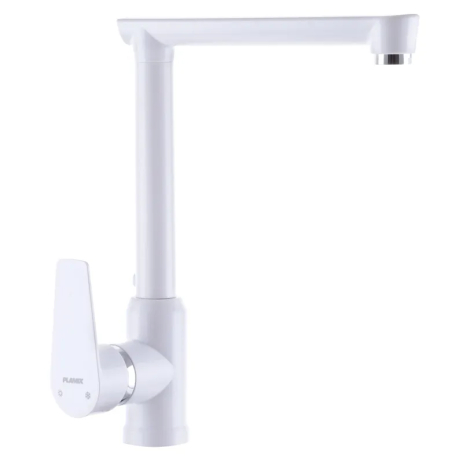 Смеситель для кухни PLAMIX Mario-017 White, высокий, однорычажный, с подводкой (PM0608) Смеситель для кухни PLAMIX Mario-017 White, высокий, однорычажный, с подводкой (PM0608)