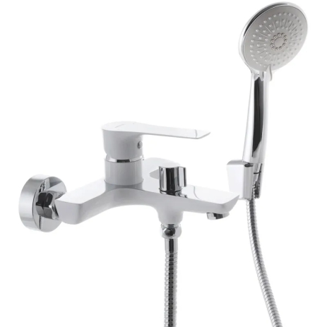 Смеситель для ванны MIXXUS PREMIUM EVA 009 EURO, короткий излив, белый, 130 мм (MI5811) Смеситель для ванны MIXXUS PREMIUM EVA 009 EURO, короткий излив, белый, 130 мм (MI5811)